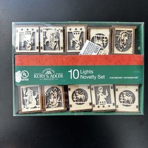 Kurt S. Adler Santa's World 10 Light Cubes 2" x 1 5/8" - Style 3